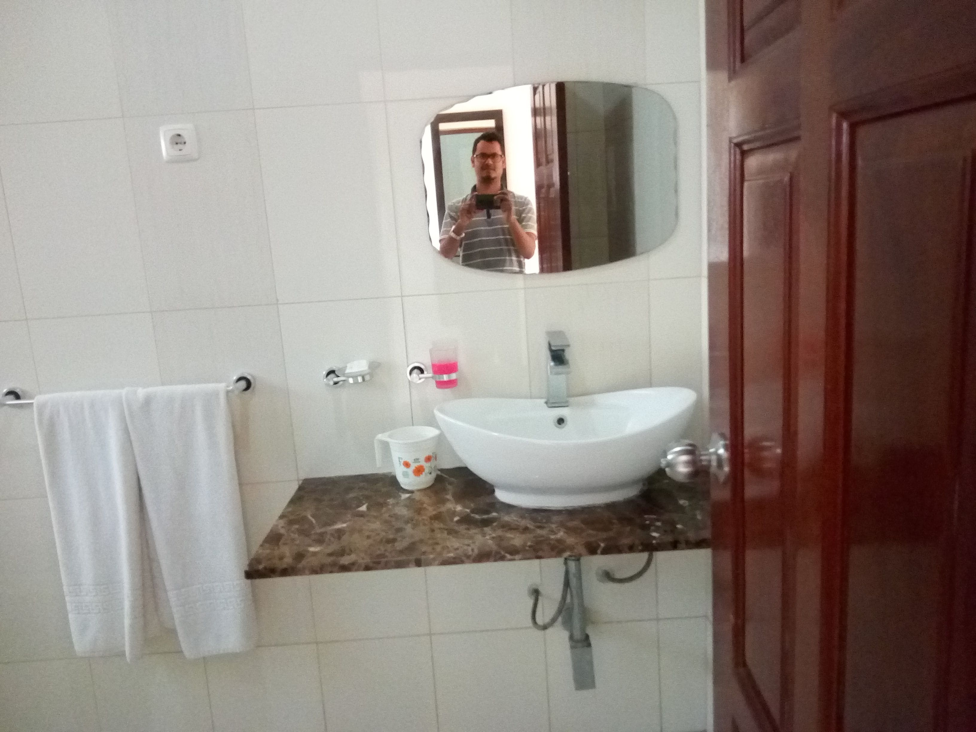 luxury suite | bathroom | rainfall showerhead, free toiletries, towels, soap