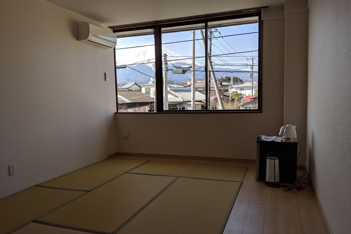 japanese-style twin room, mt. fuji view | blackout curtains, free wifi, bed sheets