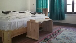 Deluxe Double Room, 1 King Bed | Iron/ironing board (on request), rollaway beds (surcharge) - Hearth - Hostel (Leh)
