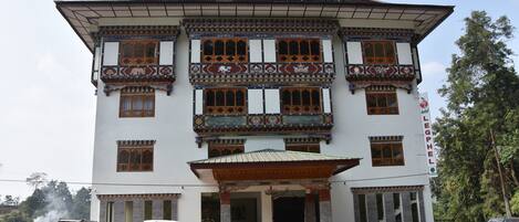 Fassade der Unterkunft