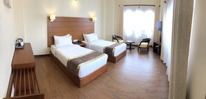 Standard Double or Twin Room, 2 Double Beds, Mountain View | In-room safe, individually furnished, desk, blackout drapes - Legphel Hotel (Phuntsholing)