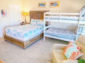 4 chambres, fer et planche à repasser, accès Internet, draps fournis