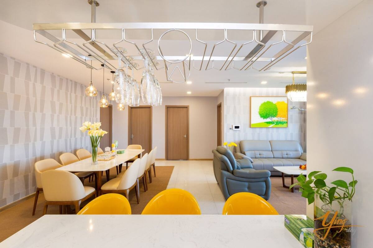 Apartment, 4 Bedrooms | Living area | Flat-screen TV