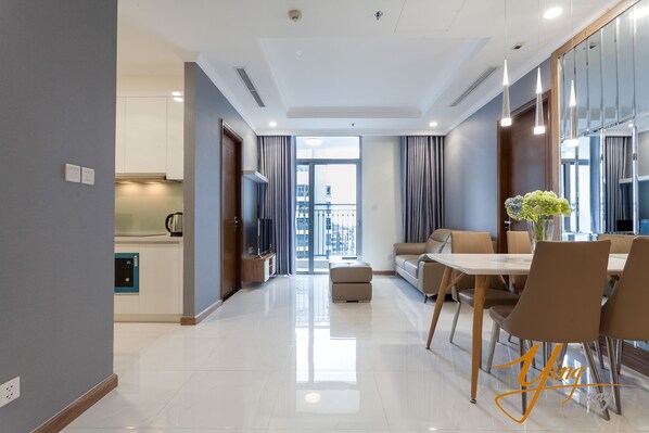 Living area - Vinhomes Serviced Apartments Ying Stay (Ho Chi Minh City)