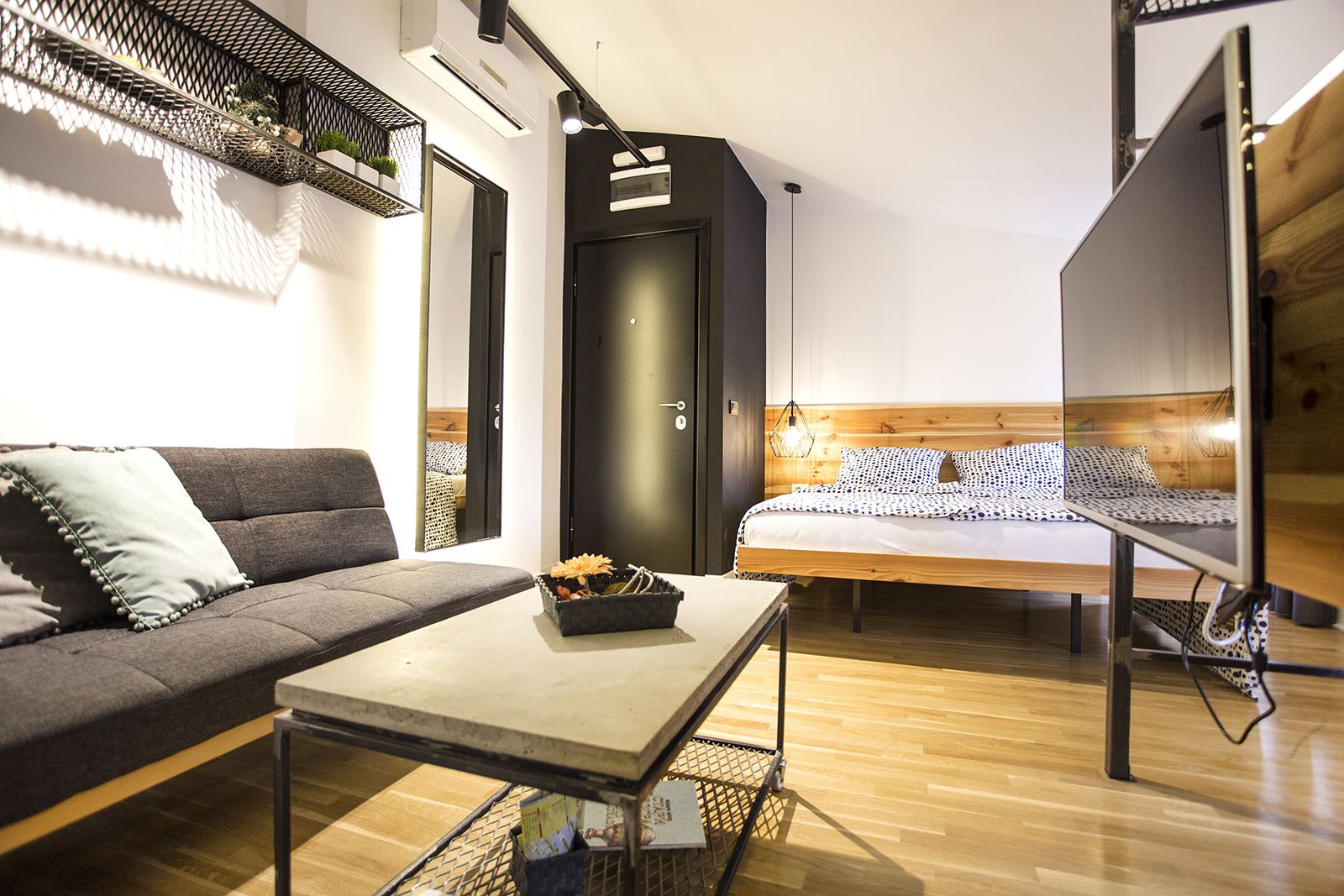 Lägenhet - terrass | Vardagsrum | Platt-tv