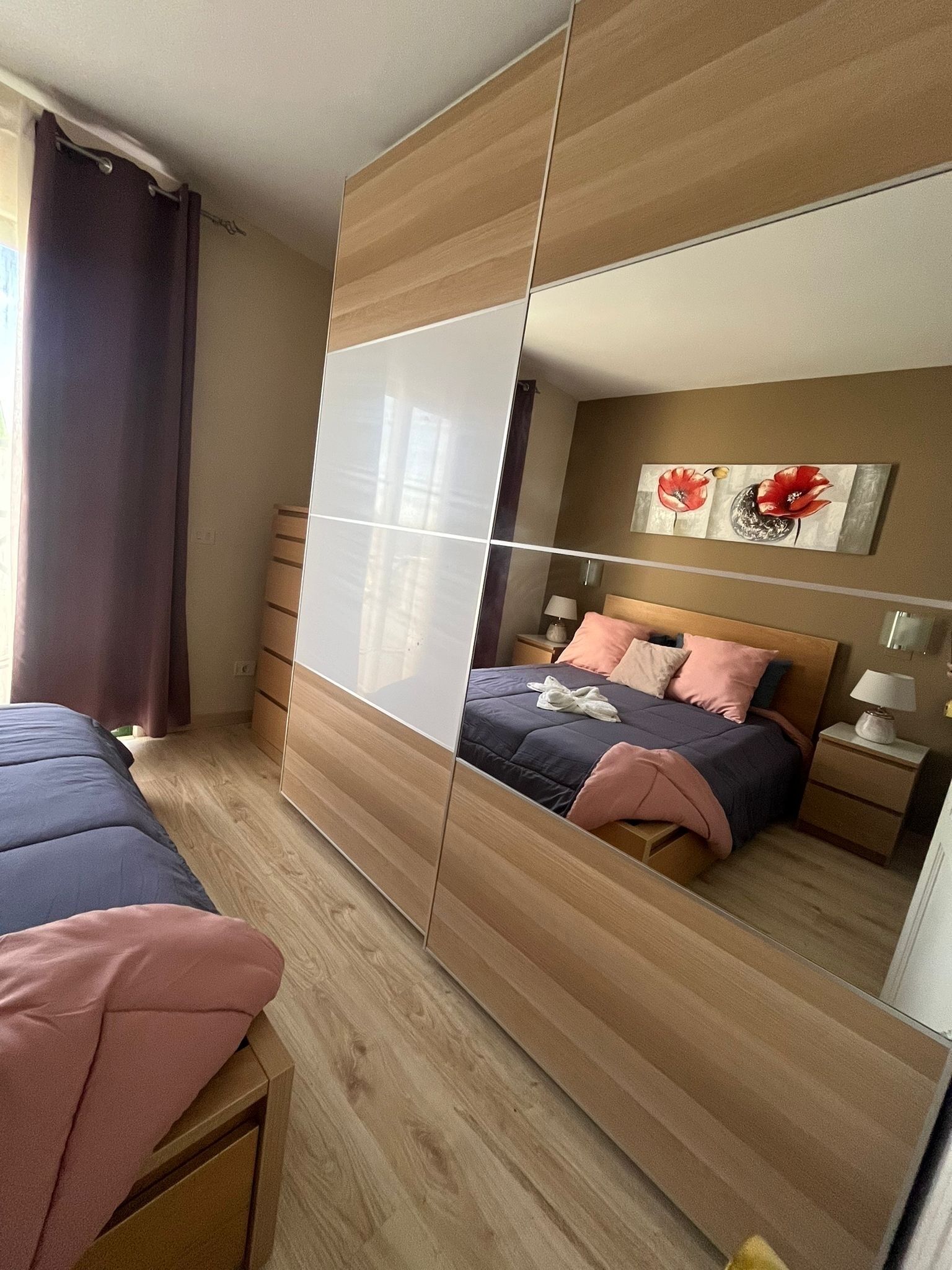 1 chambre, fer et planche à repasser, Wi-Fi, draps fournis