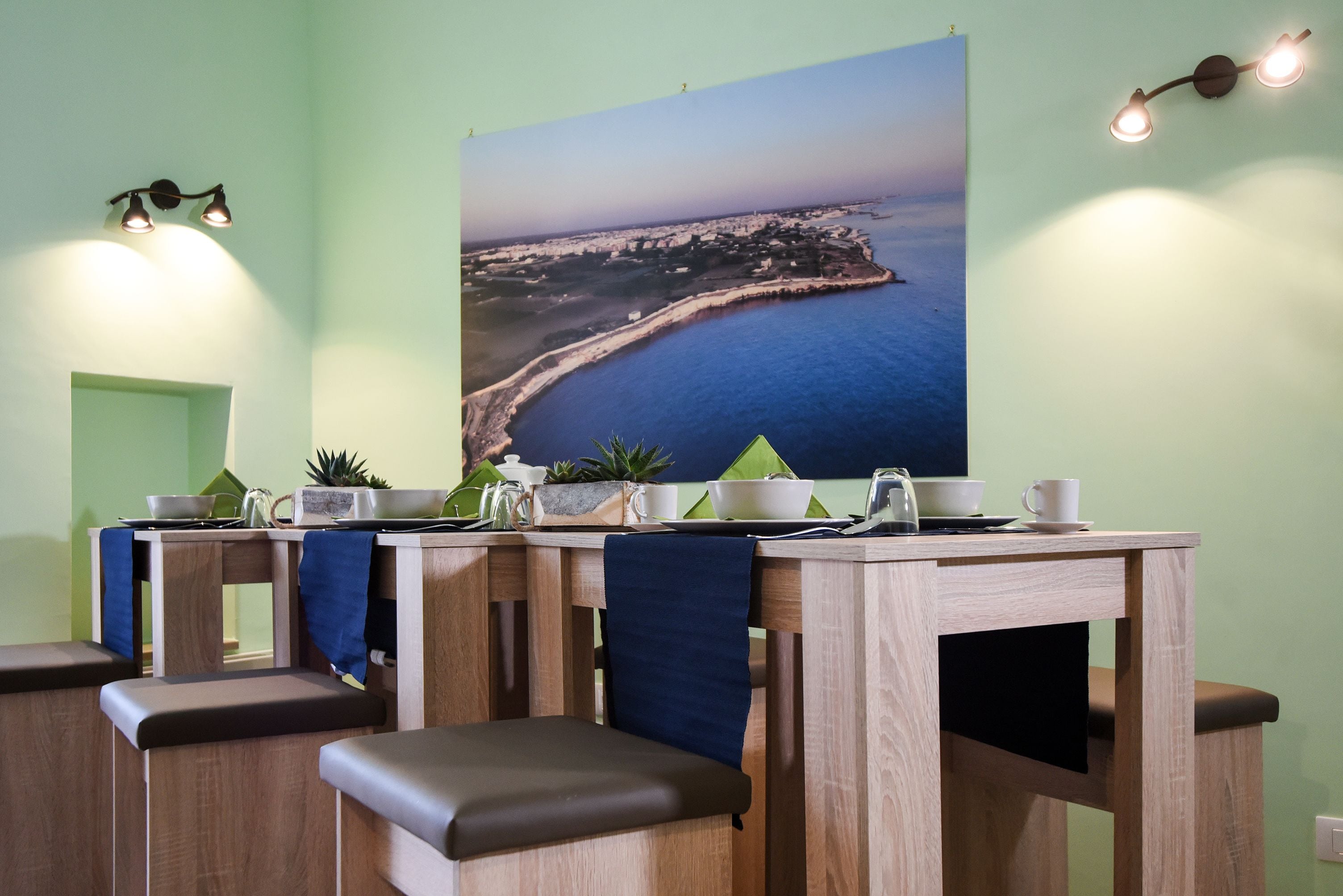 Daily buffet breakfast (EUR 7 per person)