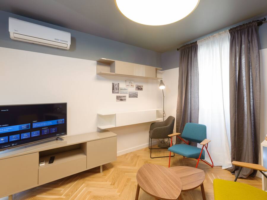 Deluxe-Doppelzimmer (1) | Wohnzimmer