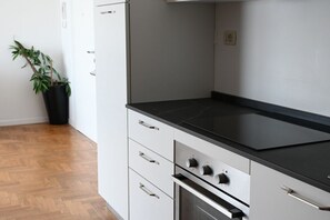 Fridge, oven - CASA DEL SOLE - Numana, wonderful sea view penthouse (Numana)