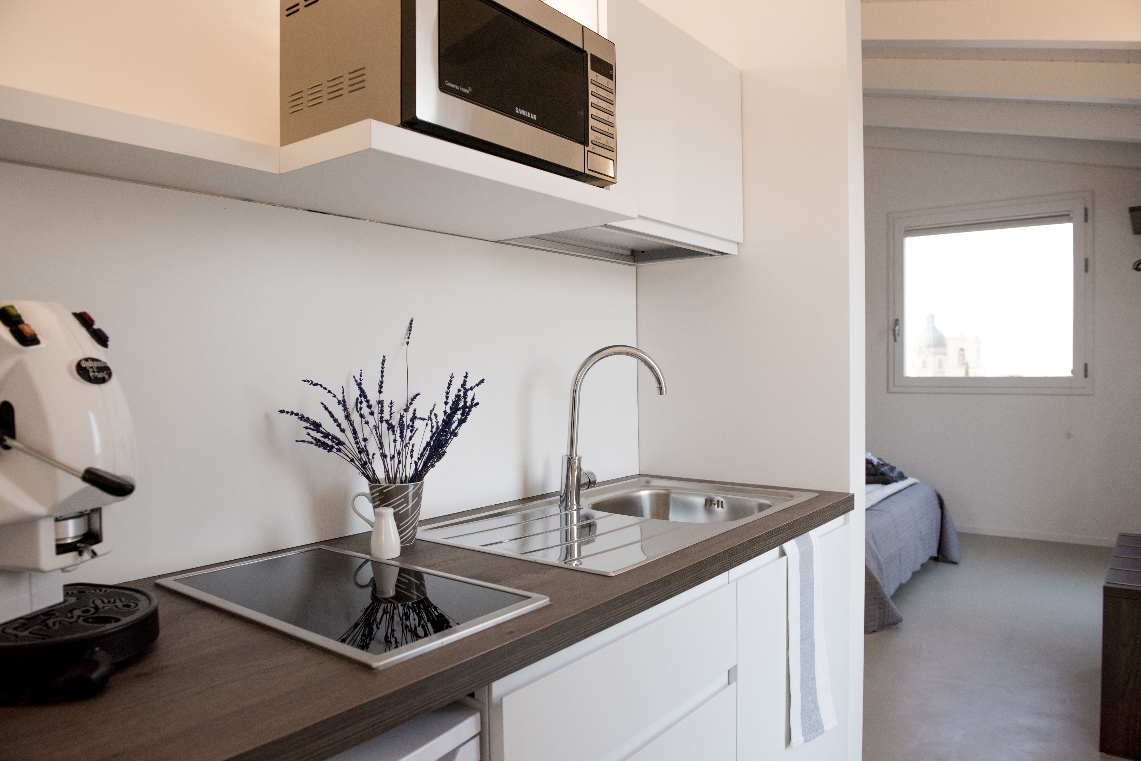 Apartment, Terrace (Cielo) | Private kitchenette | Full-sized fridge, microwave, stovetop, espresso maker