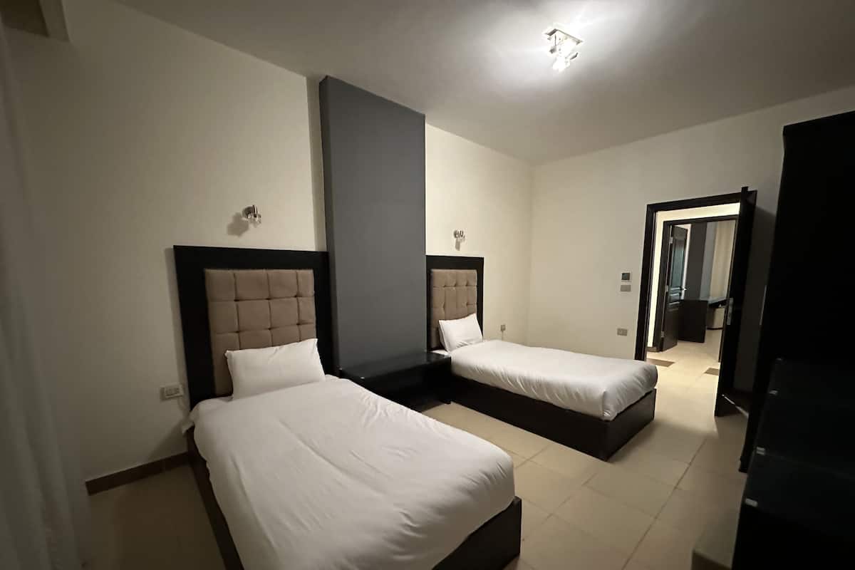 Royal Suite, 2 Bedrooms, Garden View (First Floor) | Living room | 43-inch LED TV with satellite channels, TV