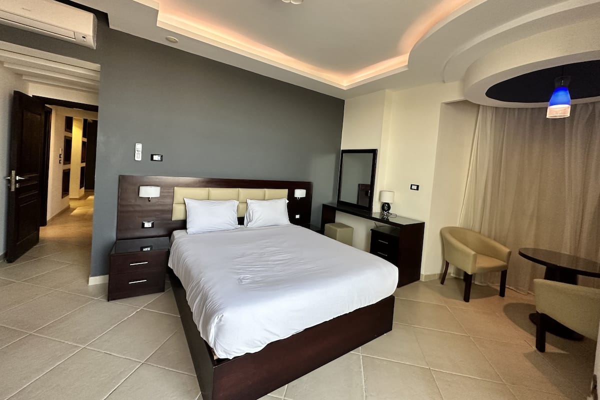 Presidential Suite, 2 Bedrooms, Sea View (Second Floor) | Living area | 43-inch LED TV with satellite channels, TV