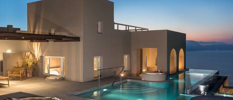 Grand-villa - privat pool (Heated) | Udendørsområde