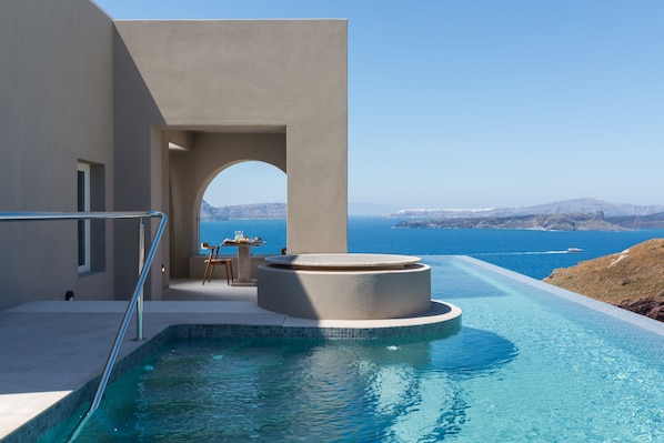 Grand Villa, Private Pool (Heated) | View from room - Arota Exclusive Villas (Santorini)