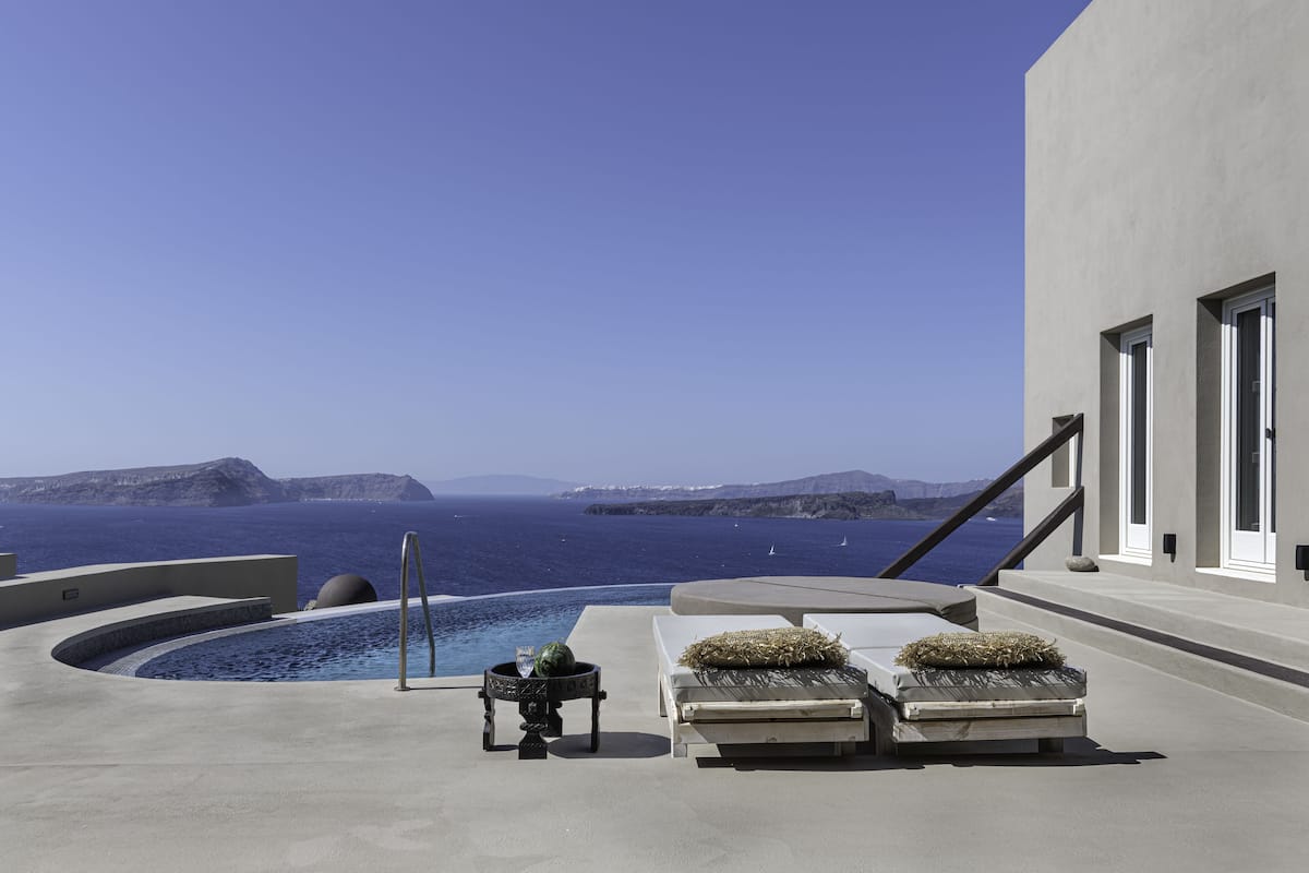 Grand Villa, Private Pool, Sea View | View from room