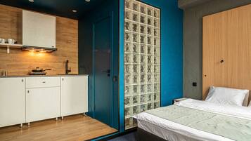 Departamento estándar | 1 habitación, cortinas blackout, insonorización y wifi gratis