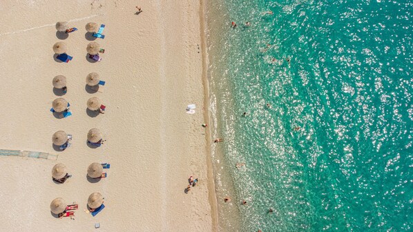 On the beach