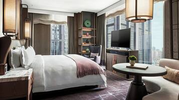 Suite, 1 Bedroom, City View | Frette Italian sheets, premium bedding, down duvets, minibar