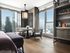 Room, 1 King Bed, Harbor View (Corner) | Water view - The St. Regis Hong Kong (Hong Kong)