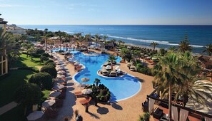 Indoor pool, outdoor pool