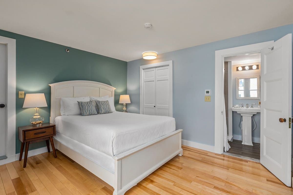 1 habitación y ropa de cama de alta calidad