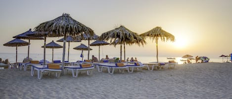 Vlak bij het strand, wit zand