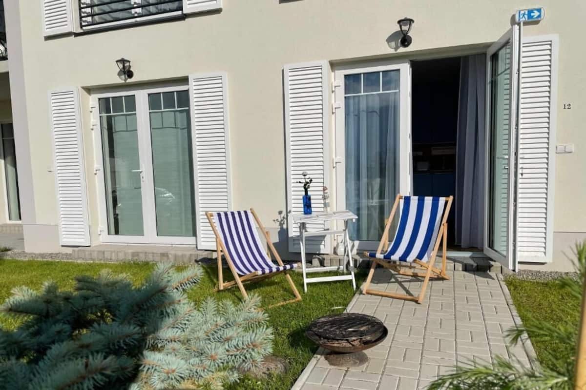Standaard appartement, patio (AP 12) | 1 slaapkamer, verduisterende gordijnen, gratis wifi, beddengoed
