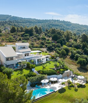 Aerial view - Akti Elia Villas (Sithonia)