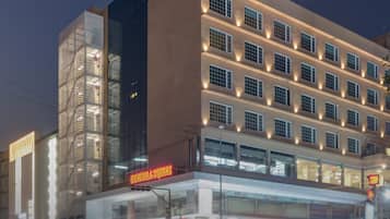Front of property – evening/night