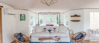 Luxury Glamping Safari Tent on San Marcos River! 100+ acres! 