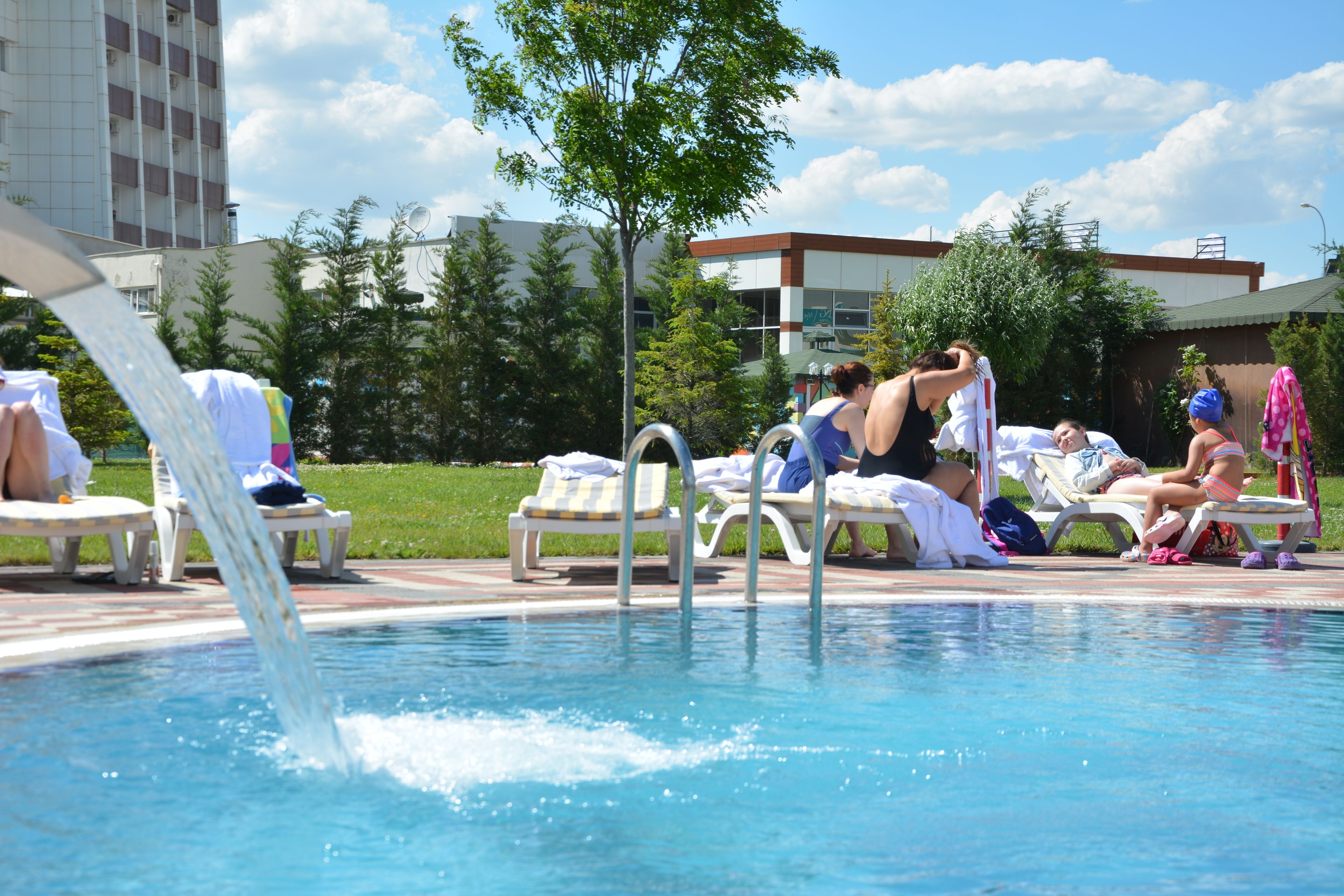 2 indoor pools, seasonal outdoor pool, pool umbrellas, sun loungers