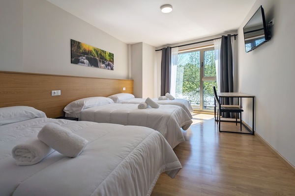 Triple Room | Down comforters, desk, free WiFi, bed sheets