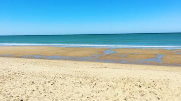 On the beach