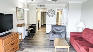 Basic Condo | Living area | 40-inch TV with satellite channels - Ocean Dunes 6064 (Myrtle Beach)
