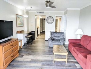 Basic Condo | Living area | 40-inch TV with satellite channels - Ocean Dunes 6064 (Myrtle Beach)
