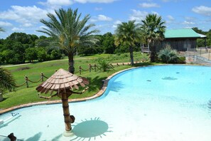 Pool - Grand Lodge, Cloud Lane ,Large house sleeps 20. Pool and River access. (New Braunfels)