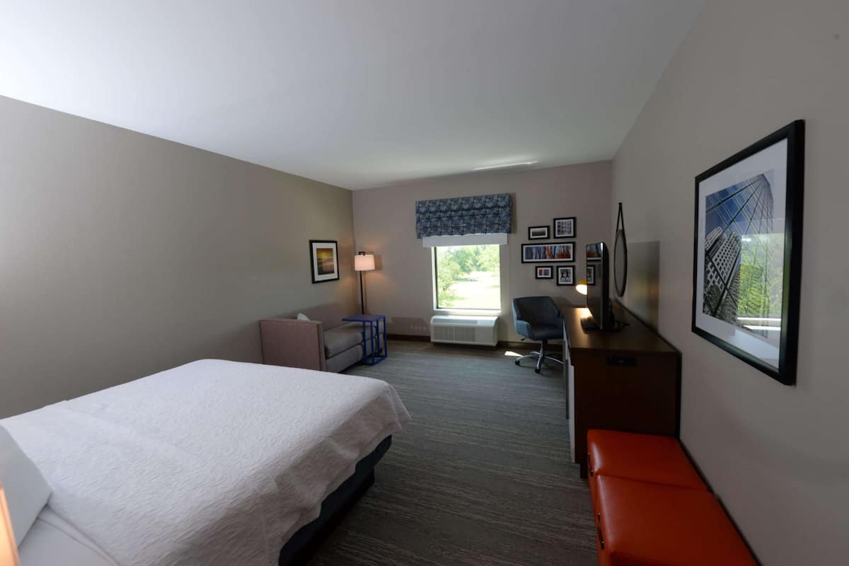 In-room safe, desk, blackout curtains, iron/ironing board