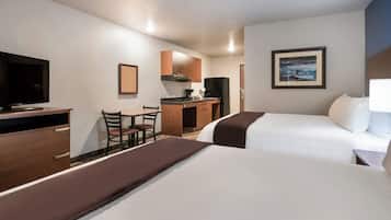 Kamar, 2 Tempat Tidur Queen, akses difabel (Mobility) | Seprai premium, bantalan ekstra lembut, dan meja kerja