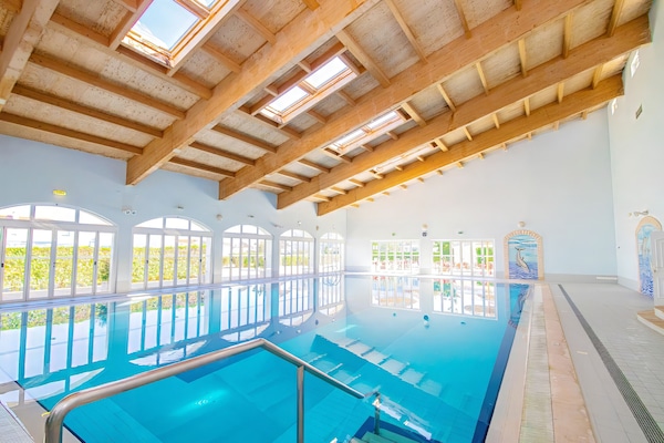 Piscine extérieure, piscine chauffée