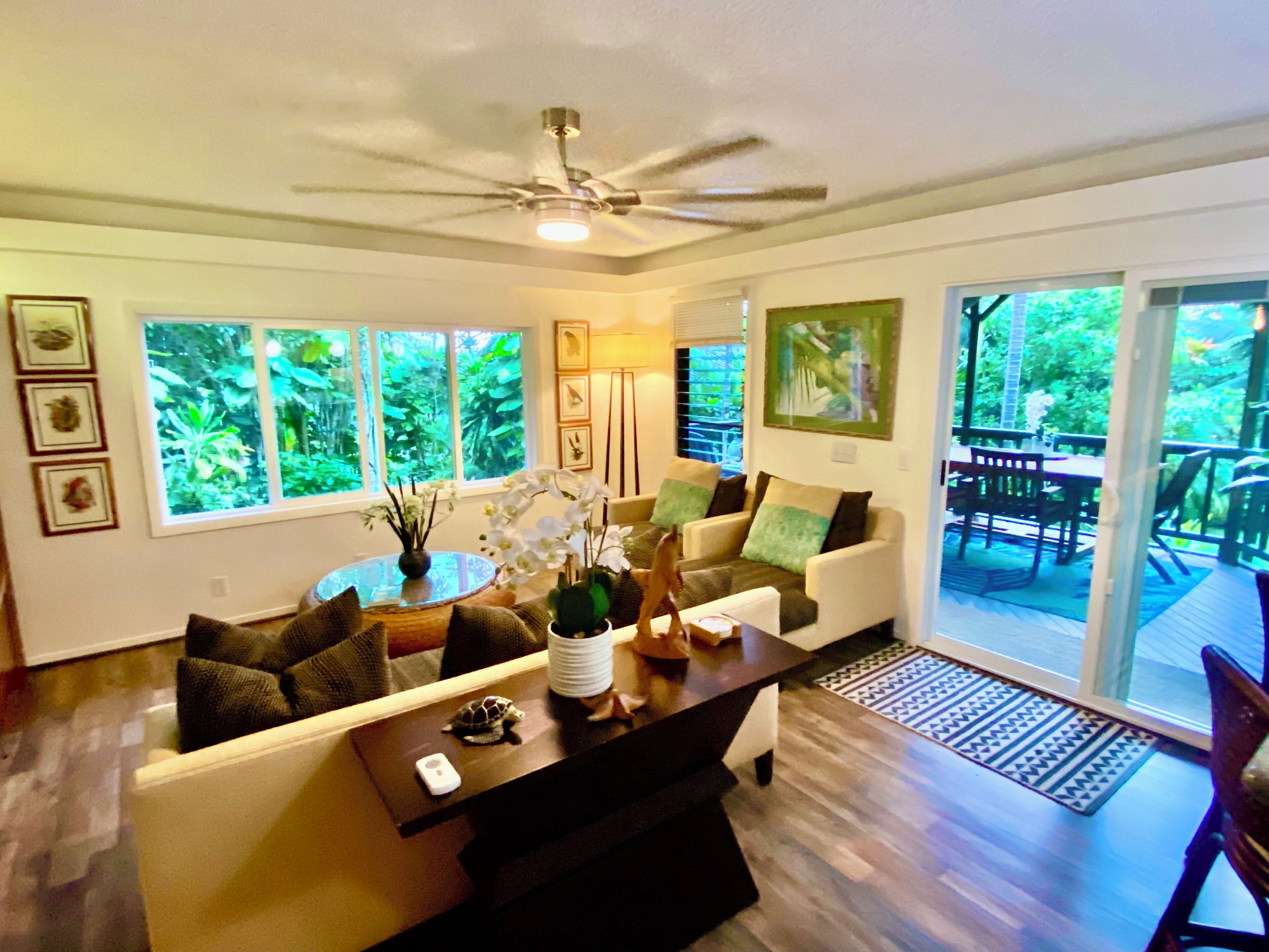 TV connectée, livres, chaîne hi-fi