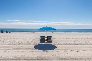 On the beach