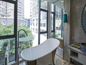 Een douche, een haardroger