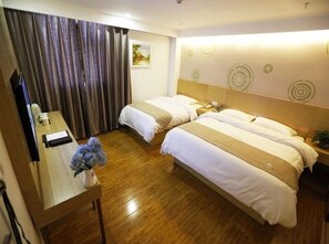 Free WiFi, bed sheets - GreenTree Inn Beijing Chaoyang District Maquanying Subway Station Express Hotel (Beijing)