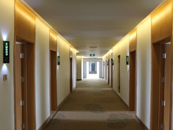 Hallway - GreenTree Inn Jinan Changqing District Changqing University Town Express Hotel (Jinan)