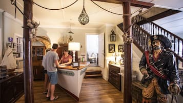 Check-in/check-out kiosk