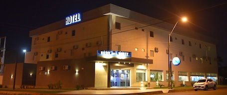 Front of property – evening/night