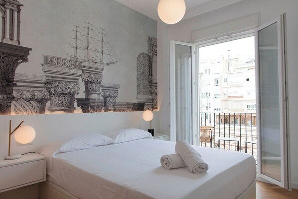 2 bedrooms, iron/ironing board, free WiFi, bed sheets