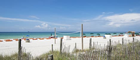 On the beach