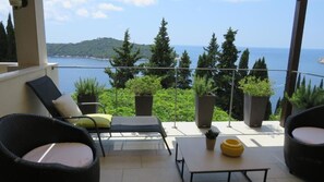 Appartement Deluxe, 3 chambres | Terrasse/Patio