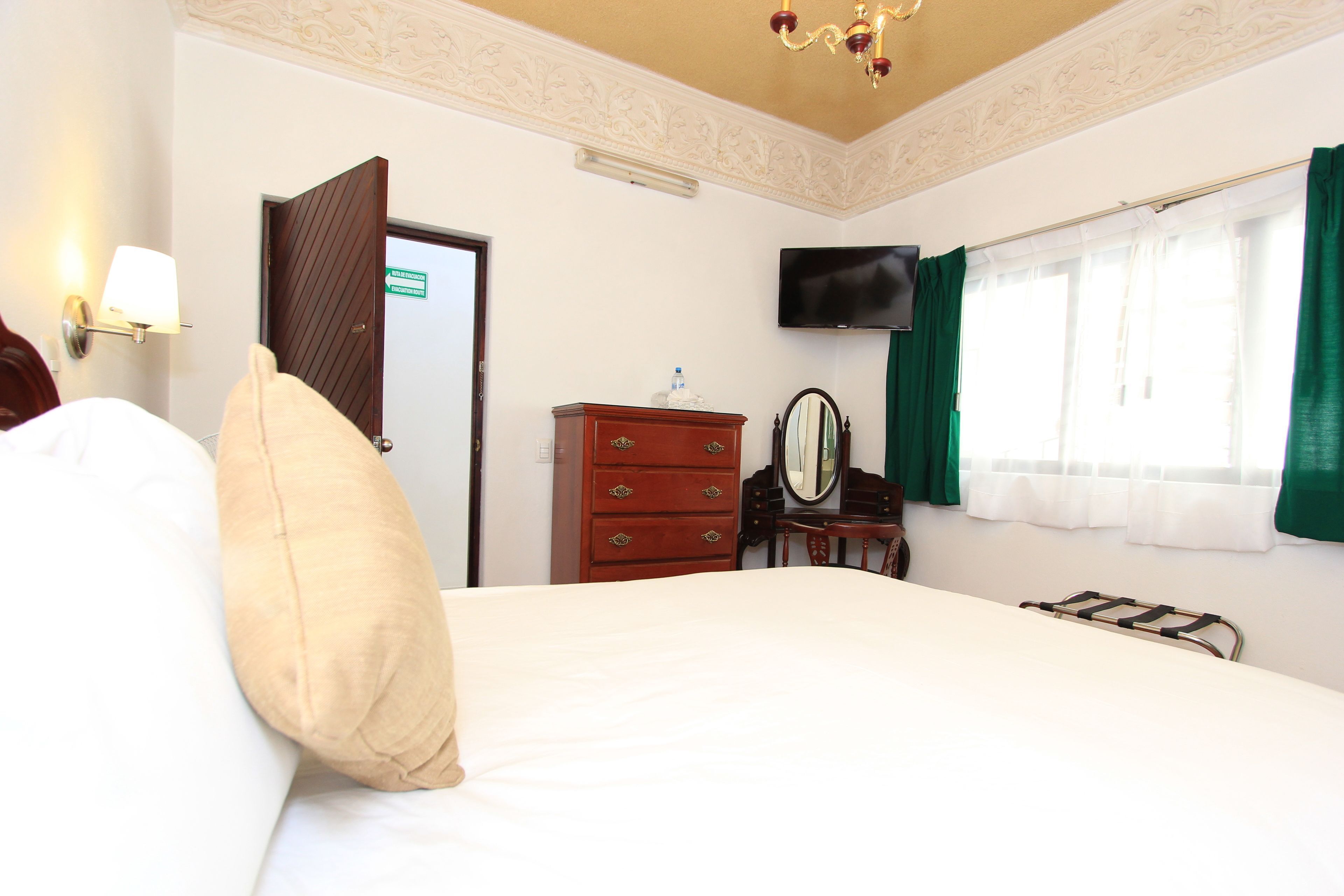 Desk, blackout curtains, iron/ironing board, free WiFi